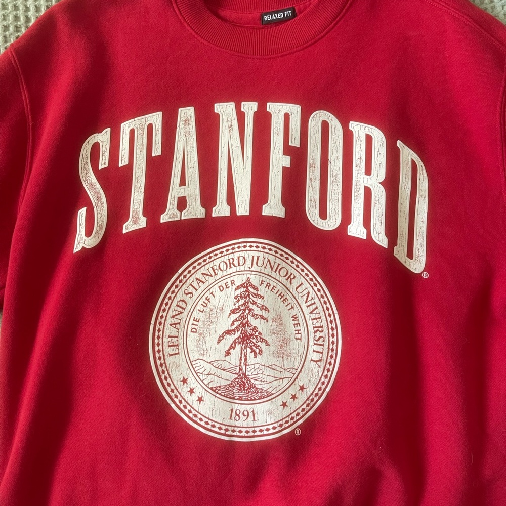 Red Stanford Sweatshirt